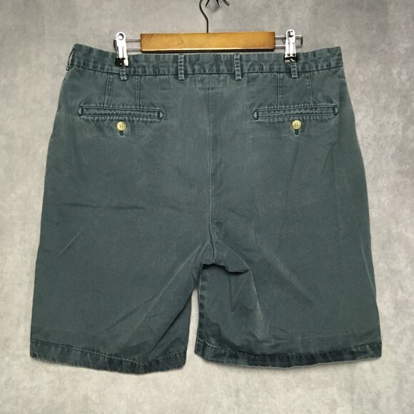 Peter Millar Mens Shorts size 35 Blue Flat Front Pockets Pima Cotton Twill - Picture 3 of 12